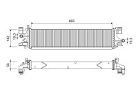 Radiator 701249 Valeo