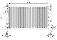 Radiator 701263 Valeo