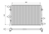 Radiator 701285 Valeo