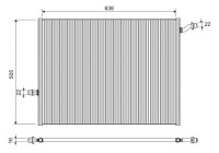 Radiator 701290 Valeo