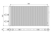 Radiator 701312 Valeo