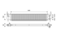 Radiator 701362 Valeo