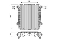 Radiator 701501 Valeo