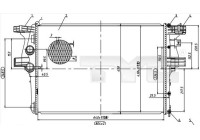 Radiator 715-0005 TYC