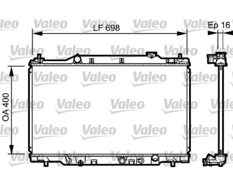 Radiator 734478 Valeo
