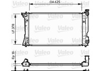 Radiator 734712 Valeo