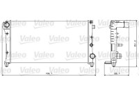 Radiator 734924 Valeo