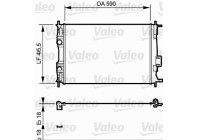 Radiator 735119 Valeo