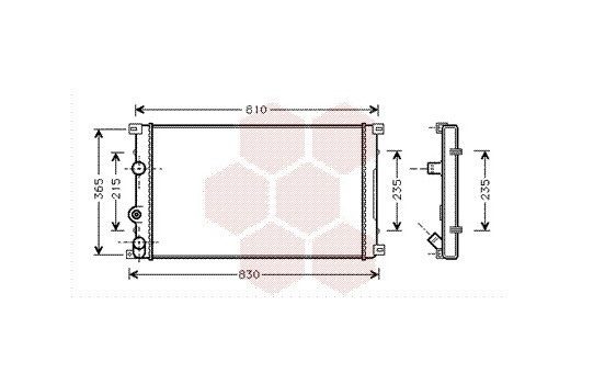 RADIATOR ARD 43002276X Van Wezel