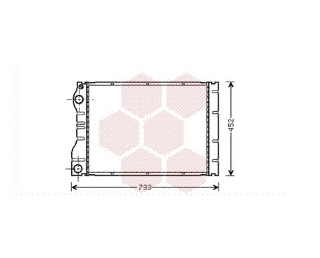 RADIATOR ARD 43002293X Van Wezel