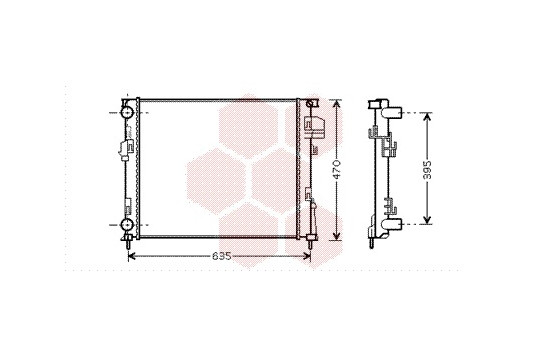 RADIATOR ARD 43002303X Van Wezel