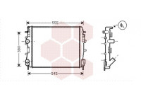 RADIATOR ARD 43002325X Van Wezel