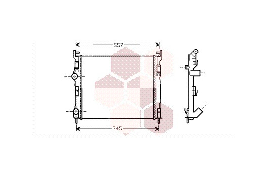 RADIATOR ARD 43002326X Van Wezel