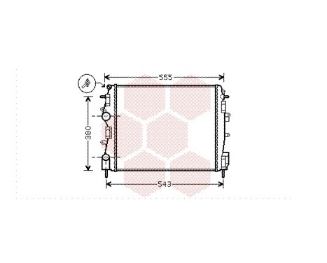 RADIATOR ARD 43002399X Van Wezel