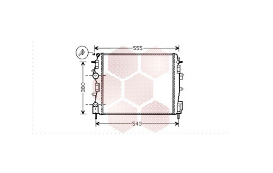 RADIATOR ARD 43002399X Van Wezel