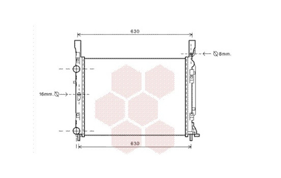 RADIATOR ARD 43002469X Van Wezel