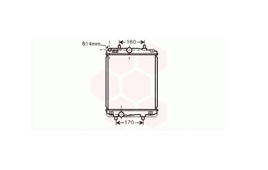 RADIATOR ARD 53002359X Van Wezel