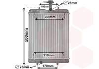 RADIATOR ARD 53002363X Van Wezel