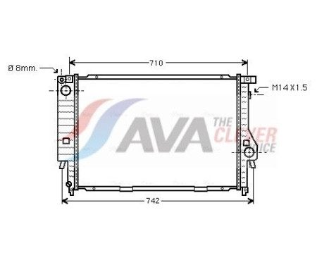 Radiator BW2164 Ava Quality Cooling