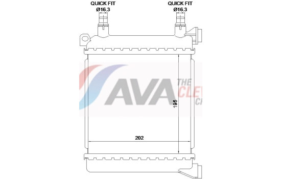 Radiator BW2656 Ava Quality Cooling