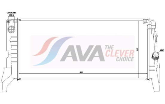 Radiator BW2657 Ava Quality Cooling