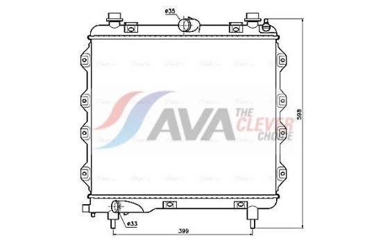 Radiator CR2148 Ava Quality Cooling