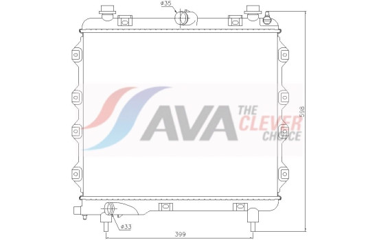 Radiator CR2148 Ava Quality Cooling, Image 2