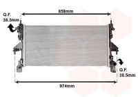 RADIATOR DIESEL 17012725 International Radiators