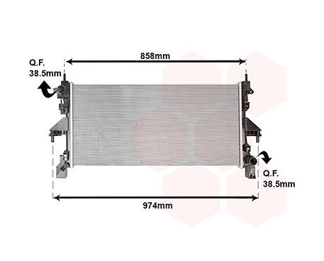 RADIATOR DIESEL 17012725 International Radiators