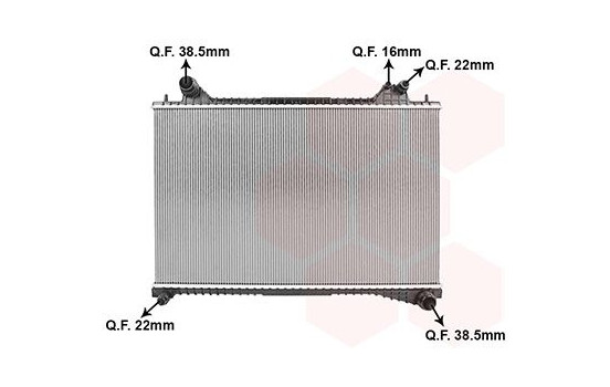 RADIATOR DIESEL 77012705 International Radiators