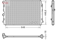 Radiator DRM02050 Denso