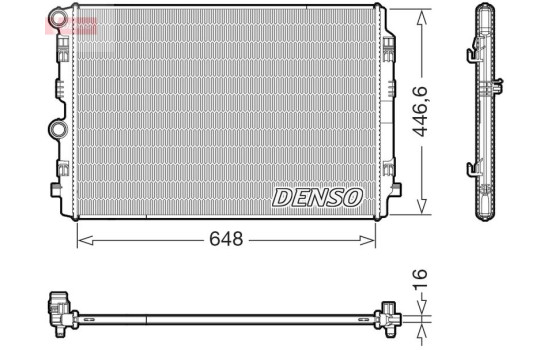 Radiator DRM02050 Denso