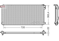 Radiator DRM02051 Denso