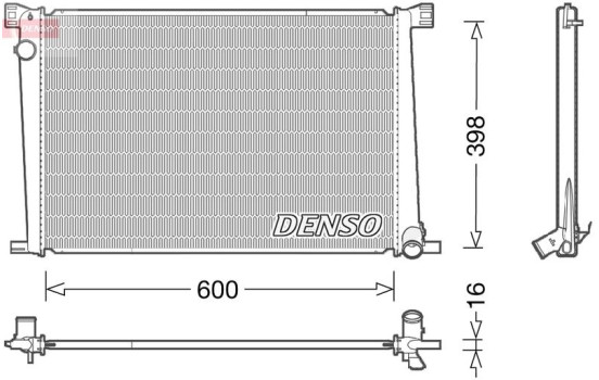 Radiator DRM05007 Denso