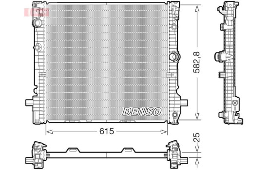 Radiator DRM05124 Denso