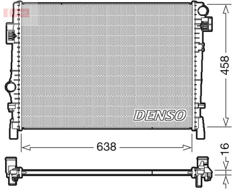 Radiator DRM09054 Denso