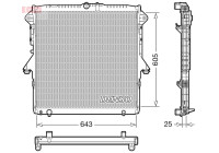 Radiator DRM10119 Denso