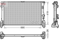 Radiator DRM17112 Denso