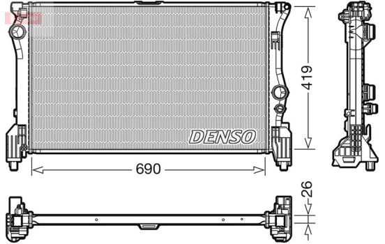 Radiator DRM17112 Denso