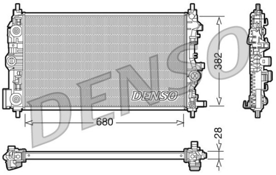 Radiator DRM20009 Denso
