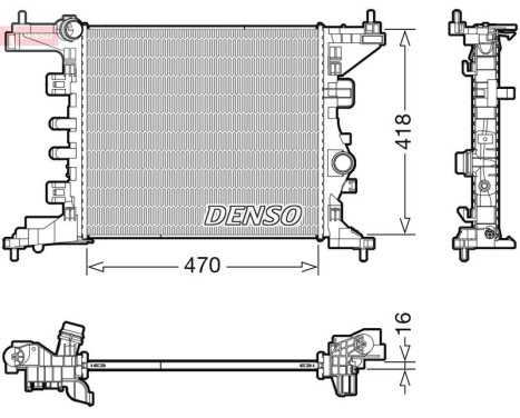 Radiator DRM20121 Denso