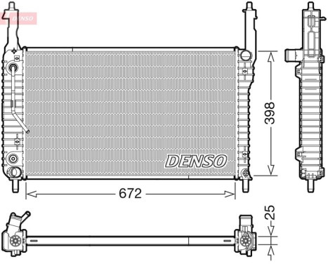 Radiator DRM20123 Denso