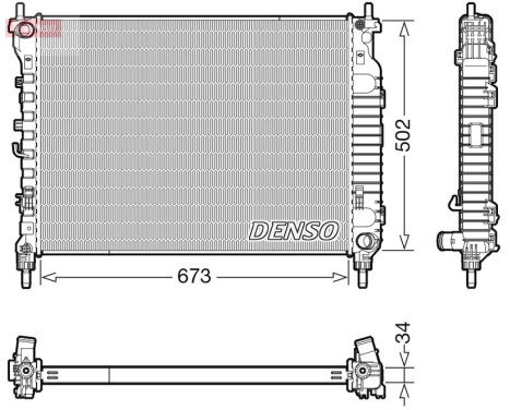 Radiator DRM20125 Denso