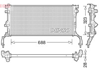 Radiator DRM23038 Denso