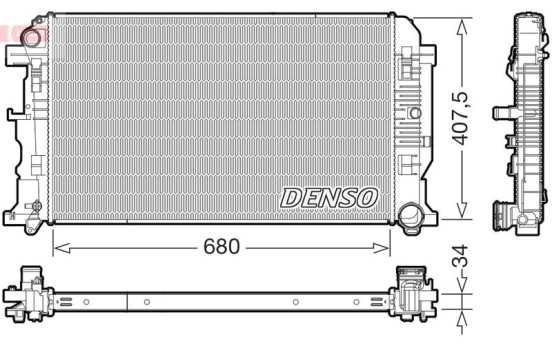 Radiator DRM32053 Denso