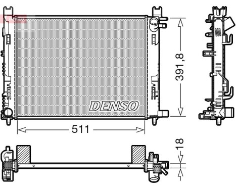 Radiator DRM37002 Denso