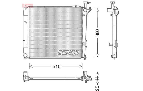 Radiator DRM41015 Denso