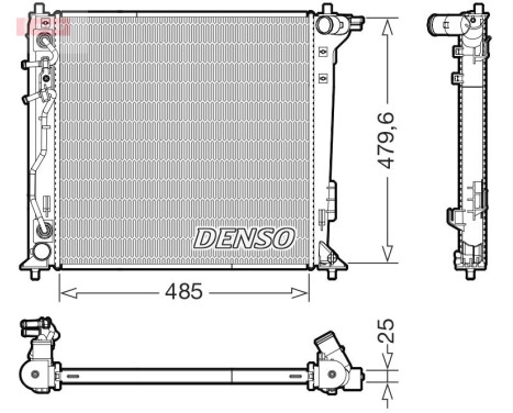 Radiator DRM41030 Denso