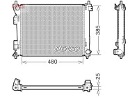 Radiator DRM43010 Denso