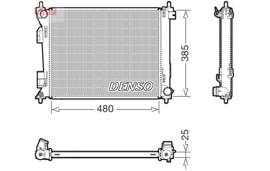 Radiator DRM43010 Denso